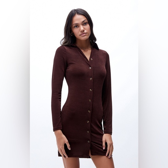 Peppermayo Ring My Bell Mini Dress in brown Size 2 XS - Picture 1 of 14